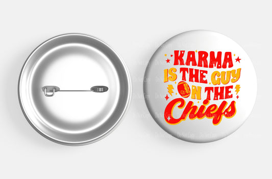 Karma is the Guy on the Chiefs Button