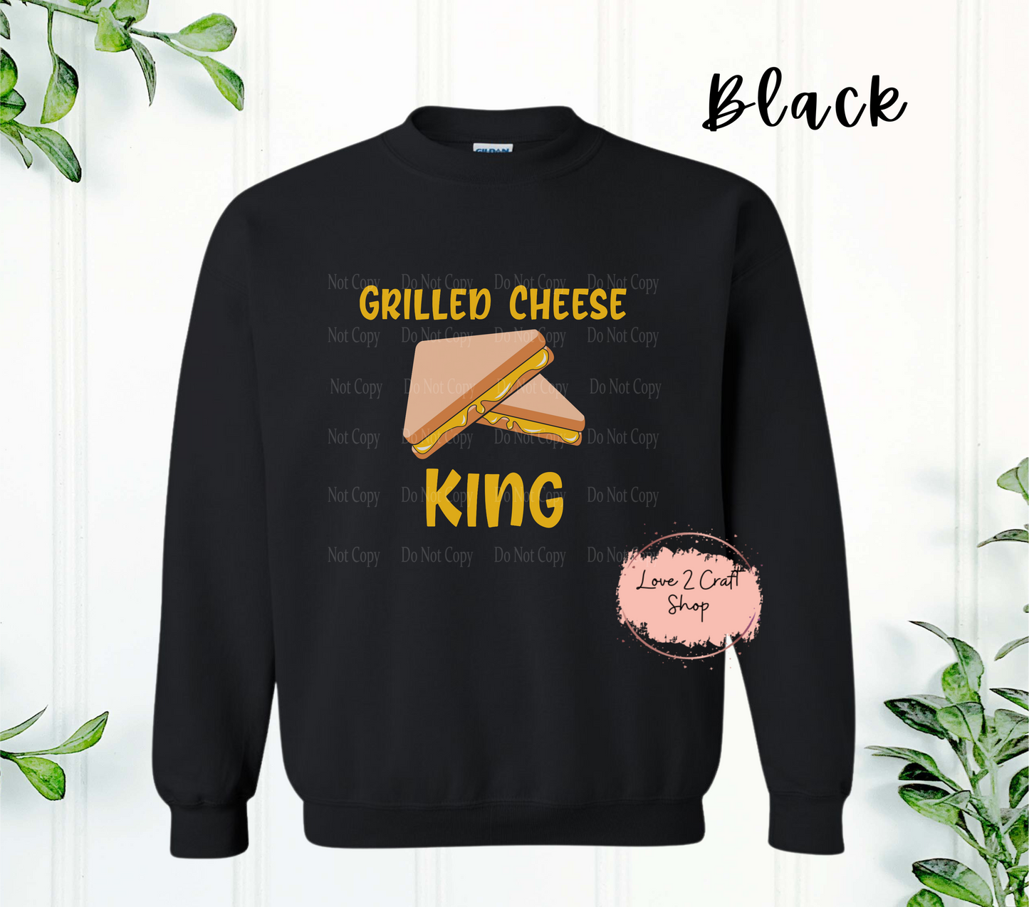 Grilled Cheese King crewneck Sweatshirt