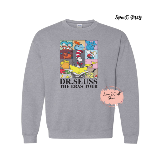 Dr Seuss Era - Cat in the Hat  Crewneck