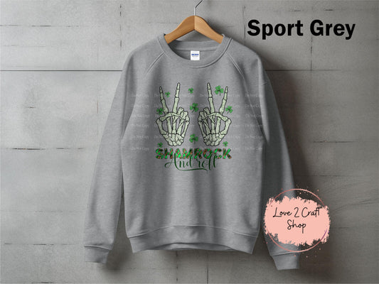 Shamrock and Tell St. Patrick's Day Crewneck