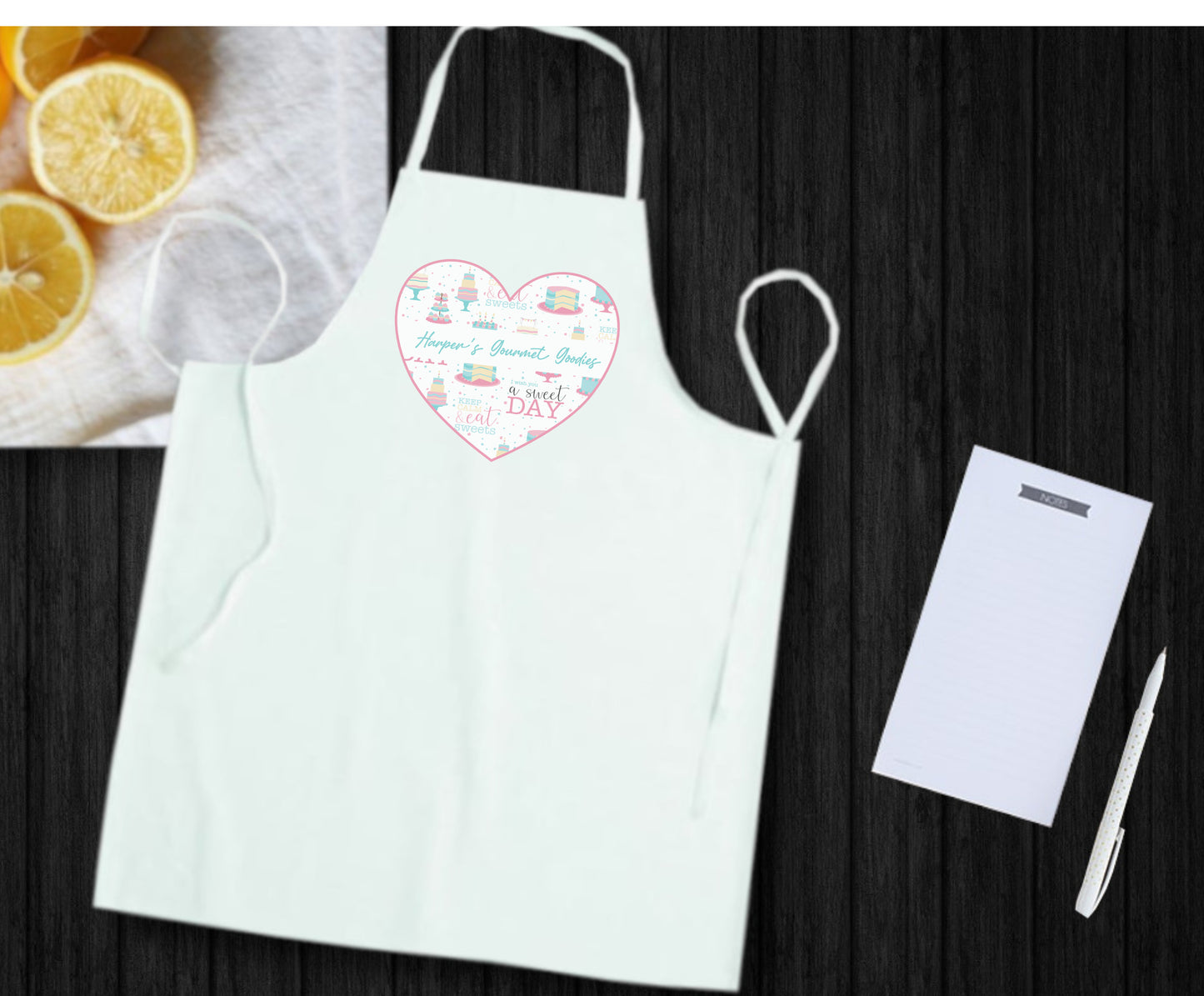 Children's Personalized "Gourmet Goodies" Apron ***View Cart and add name in Order Special Instructions****