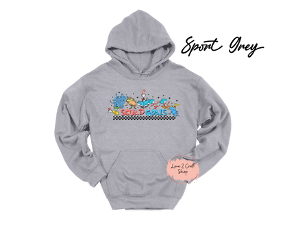 Squad Goals - Faux Glitter   - Cat in the Hat Hoodie