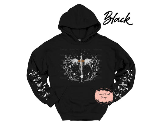 Fourth Wing with Sleeve images Hoodie