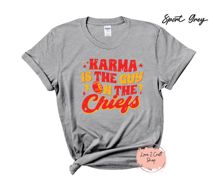 Karma is the Guy on the Chiefs T-Shirt