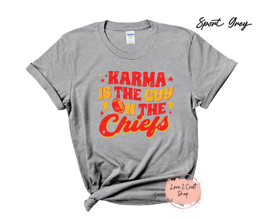 Karma is the Guy on the Chiefs T-Shirt