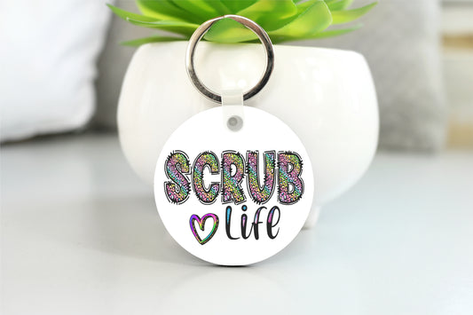 Scrub Life Key chain