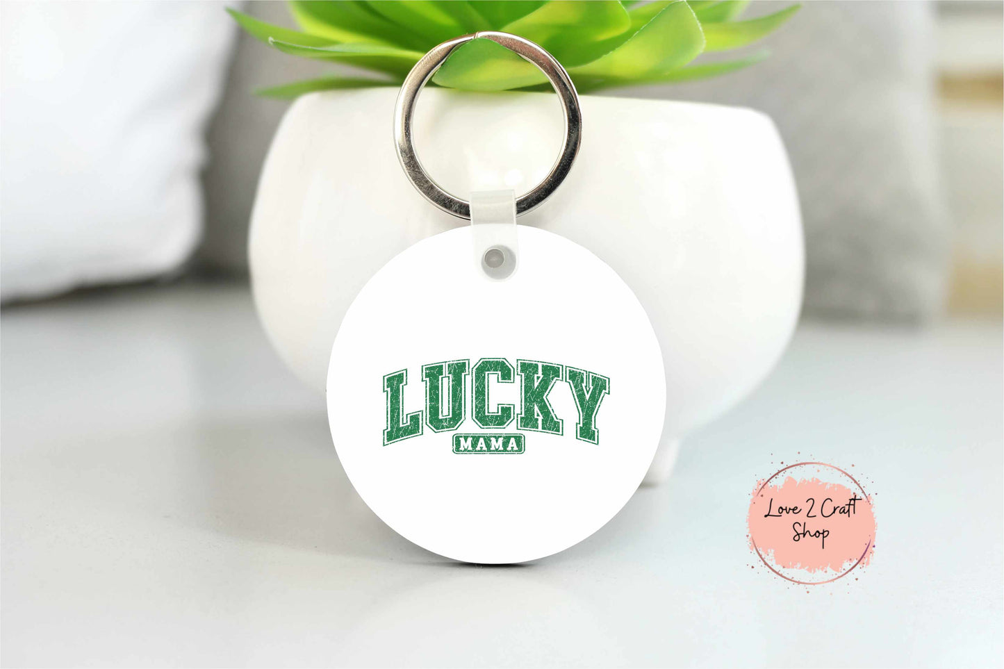 Lucky Mama St. Patrick's Day Key chain