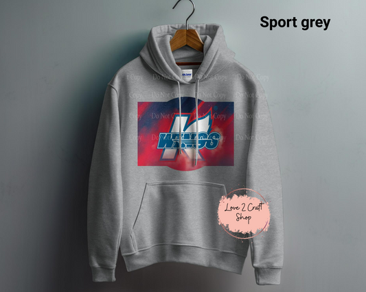 K-Wings Hockey Logo Hoodie