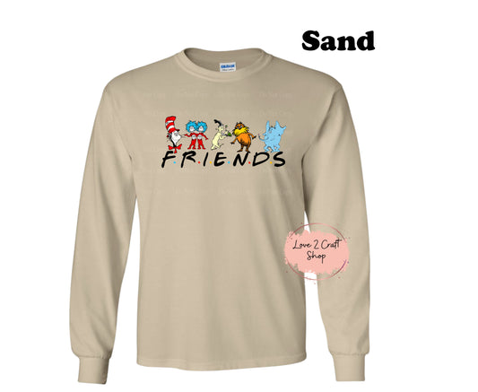 Dr Seuss Friends Long Sleeve