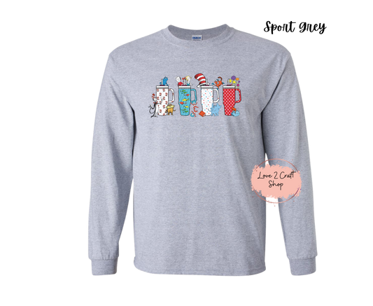 Stanley Style tumblers - Cat in the Hat Long Sleeve