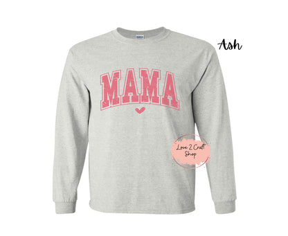 Mama with tiny heart Long Sleeve Shirt