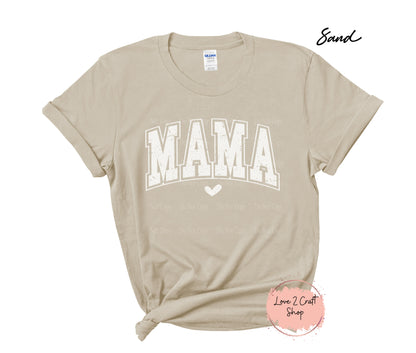 Mama with tiny heart T-shirt