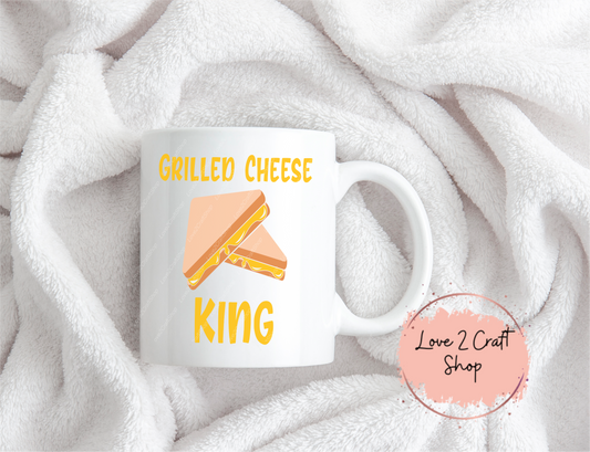 Grilled Cheese King Funny Novelty Coffee Mug