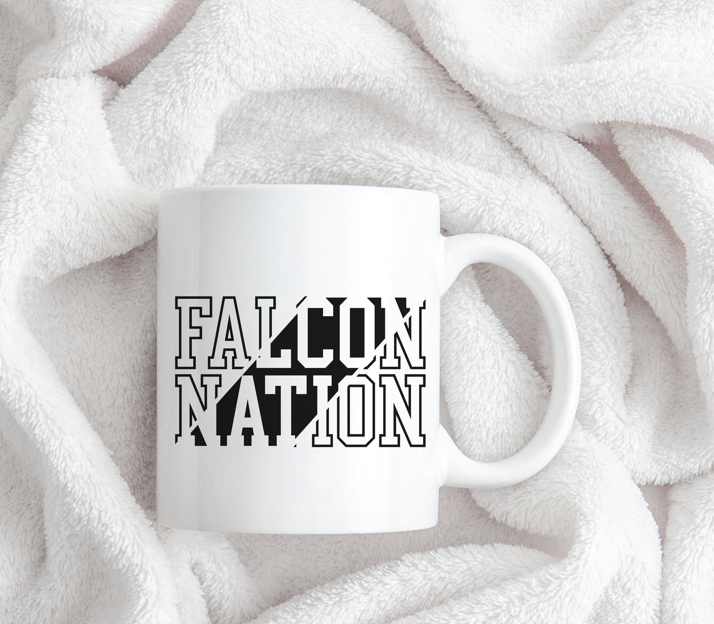 Falcon Nation Mug - Black wording