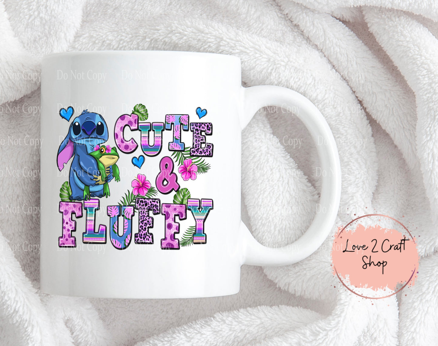 Stitch Cute and Fluffy Mug