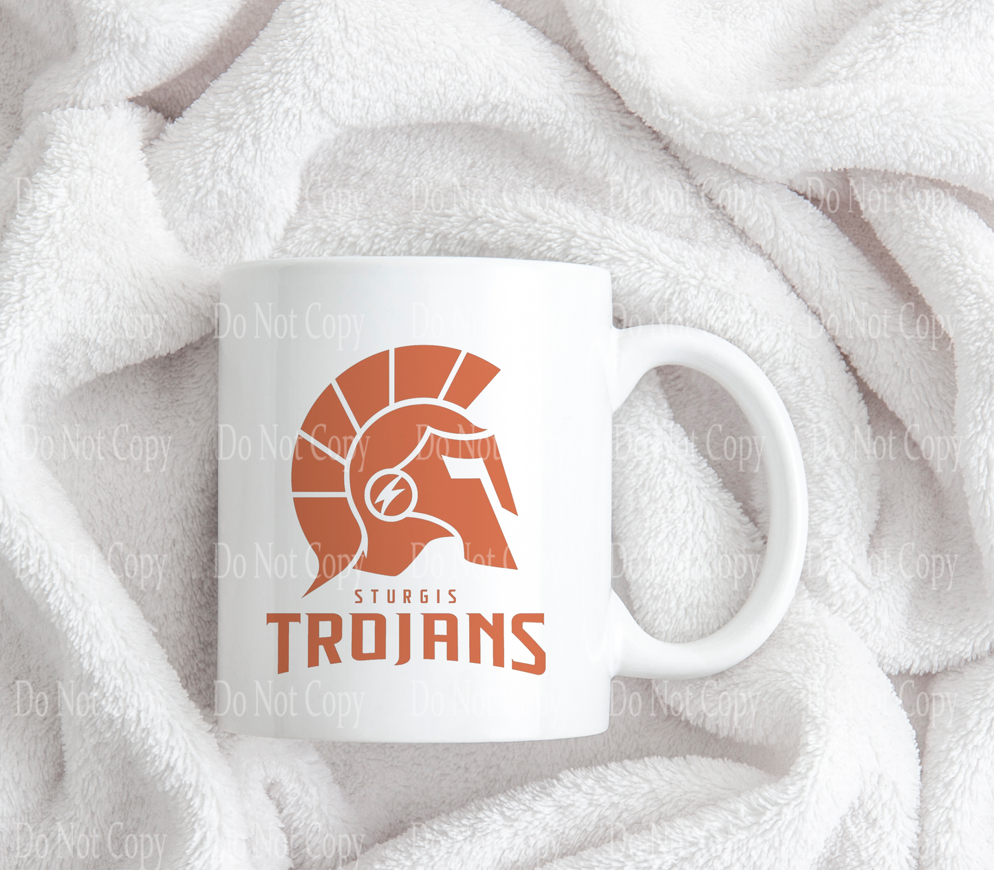 Sturgis Trojan Logo School Spirit Mug