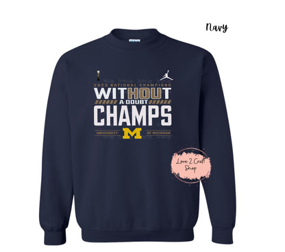 Michigan Wolverines National Champions Crewneck