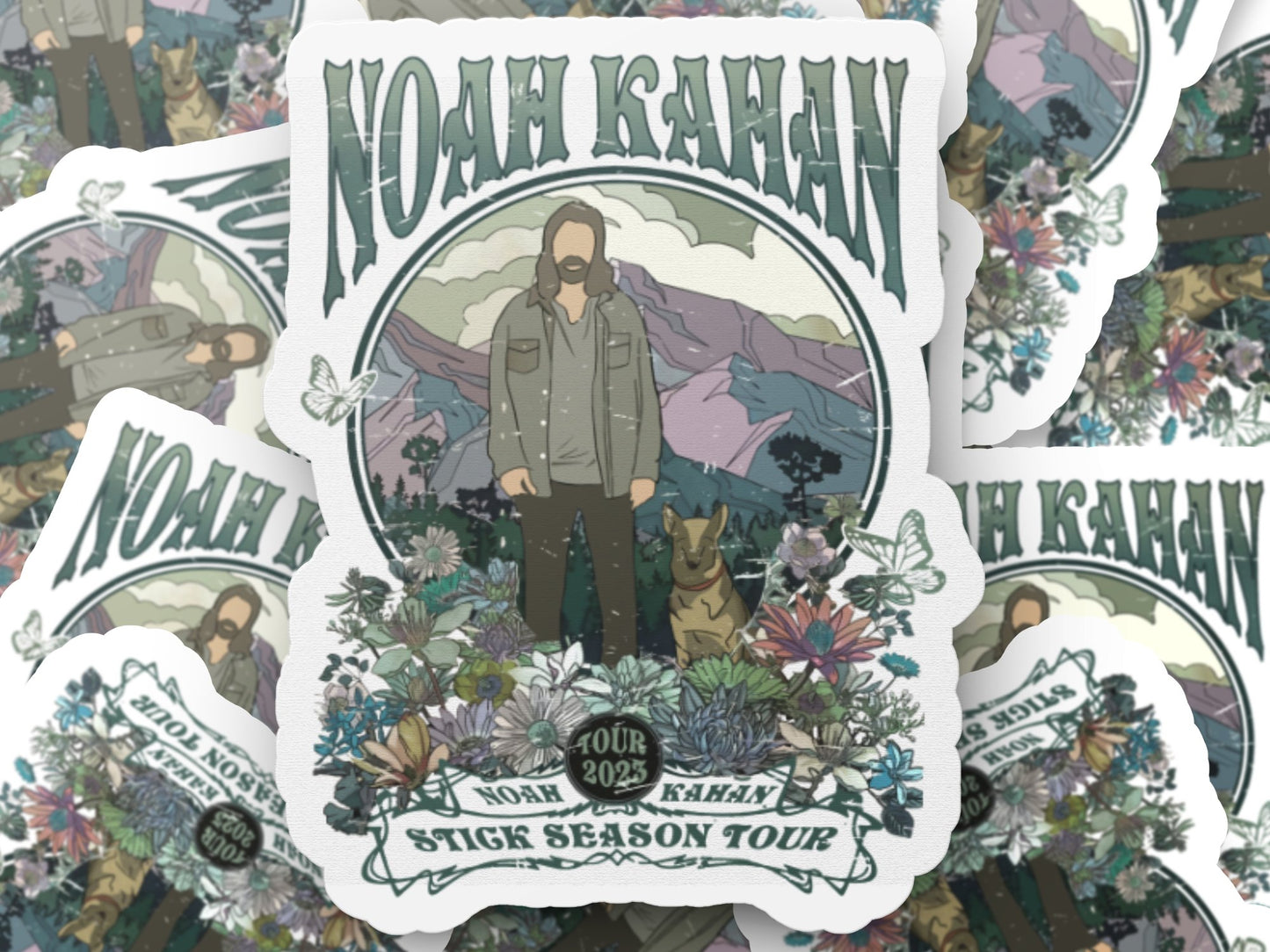 Noah Kahan 2023 Album Stickers