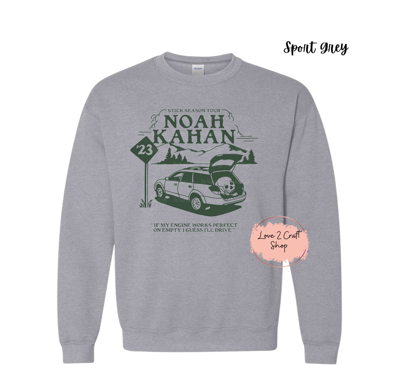 Noah Kahan Stick Season 23 Crewneck