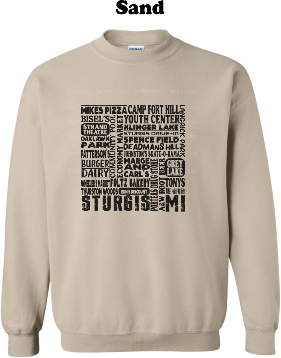 Sturgis Michigan Blast from the past Crewneck