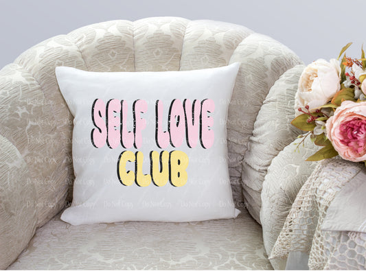 Self Love Club pillow
