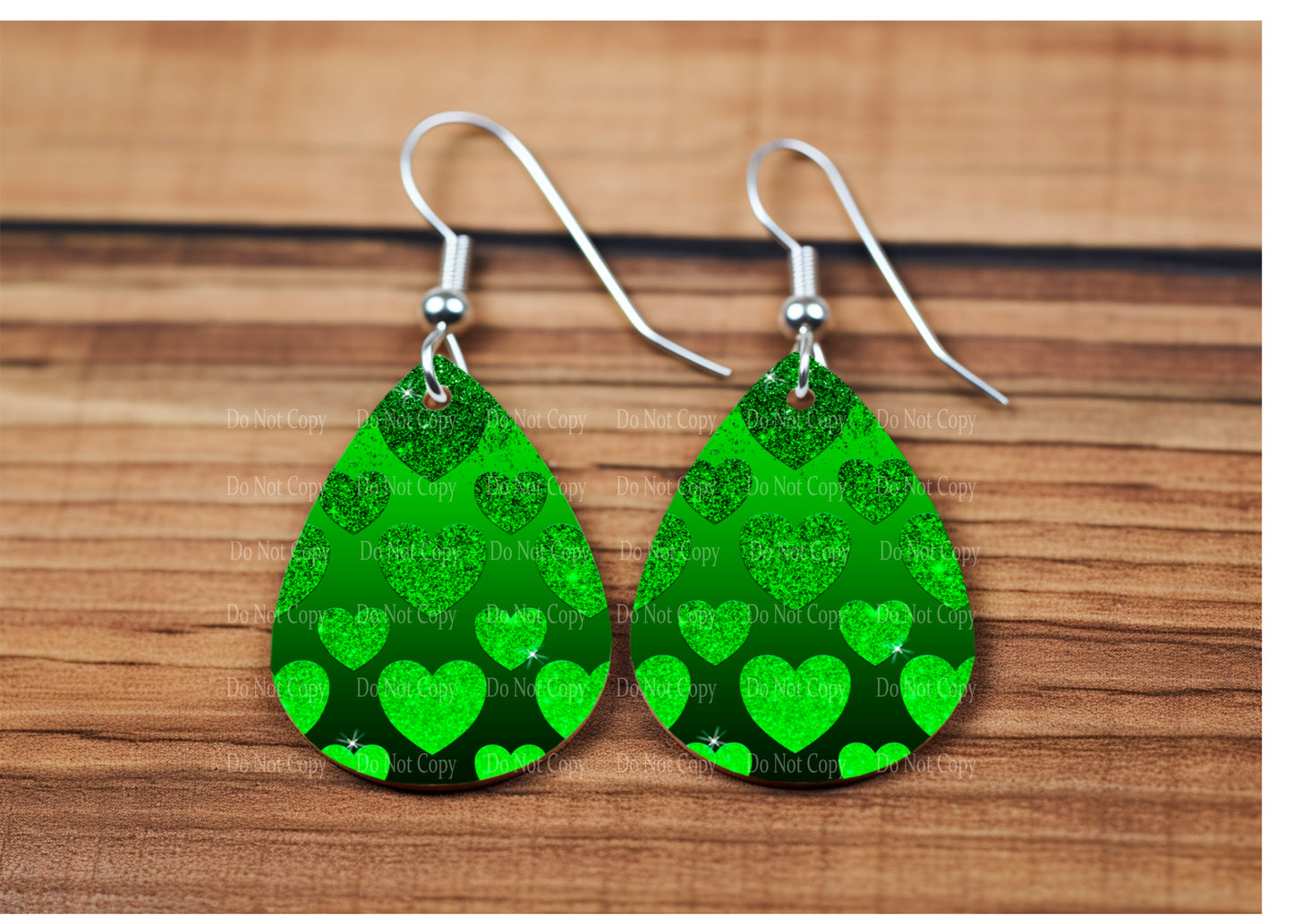 St Patricks Day group 3 -  4 styles teardrop earrings