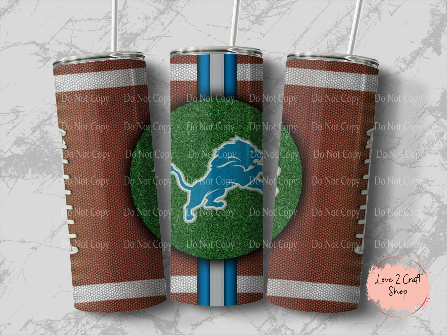 Detroit Lions Field with Logo Tumbler