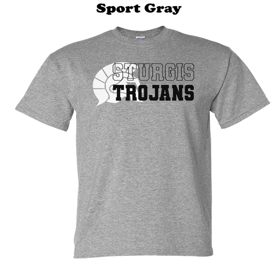 Sturgis Trojans Logo Varsity Lettering Tee