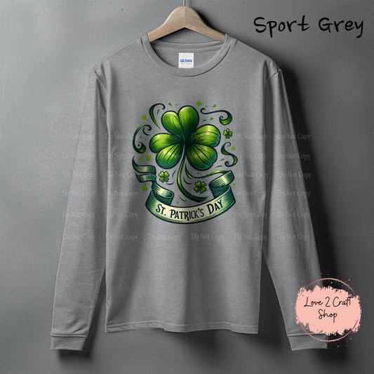 Four leaf Clover St. Patrick’s Day Long Sleeve